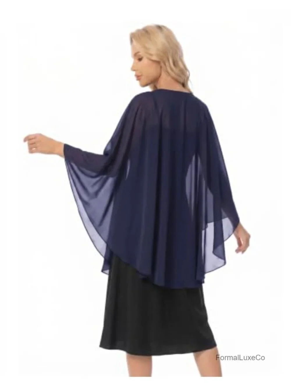 Elegant Chiffon Wraps & Pashminas for Evening Dresses Wedding Bridal Shawl